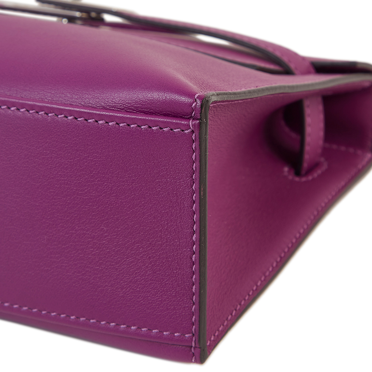 Hermès Kelly Pochette Anemone Swift Leather with Palladium Hardware — Amaia
