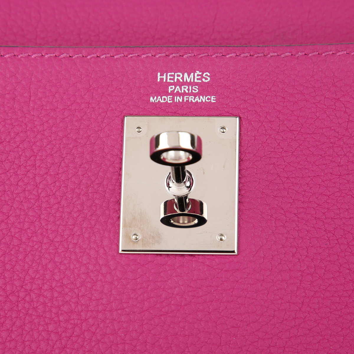 Hermes Kelly 28 Handbag L3 Rose Purple Togo SHW