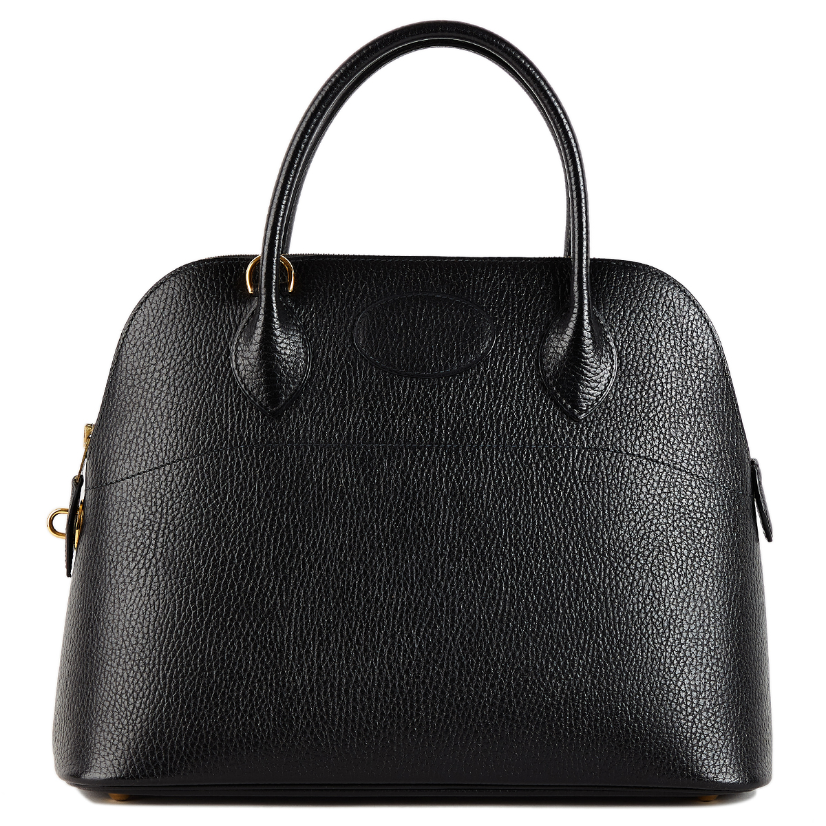 HERM S Bolide 31 handbag in Black Ardennes leather with Gold