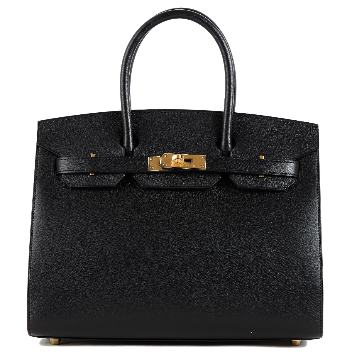 Ginza Xiaoma - Classic Black Birkin 30 in Togo leather with Gold