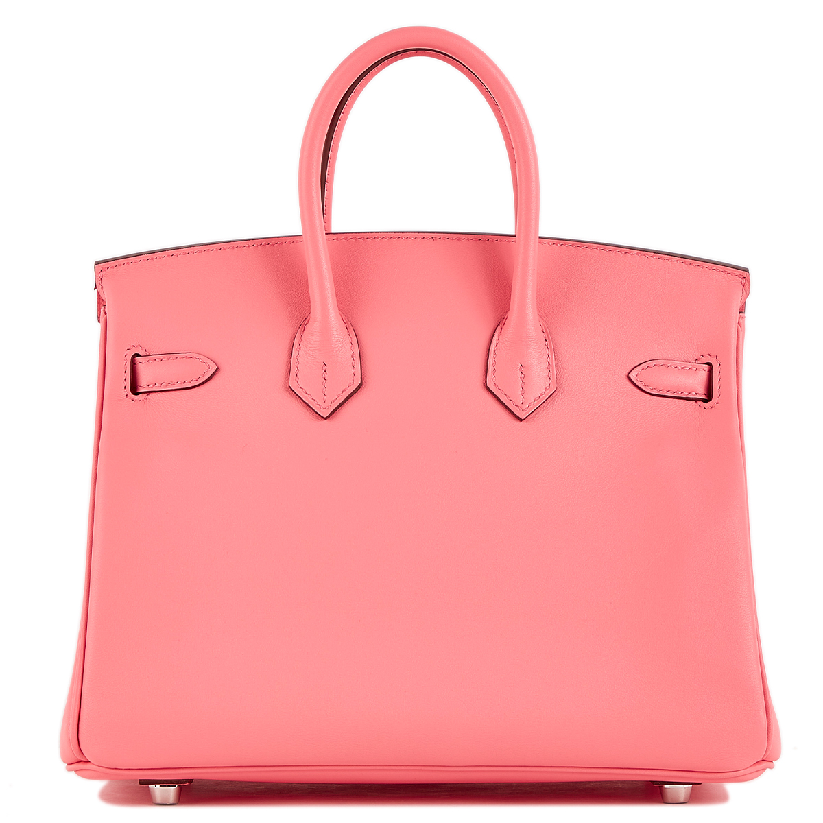 HERMÈS Birkin 25 handbag in Rose d'Ete Swift leather with 