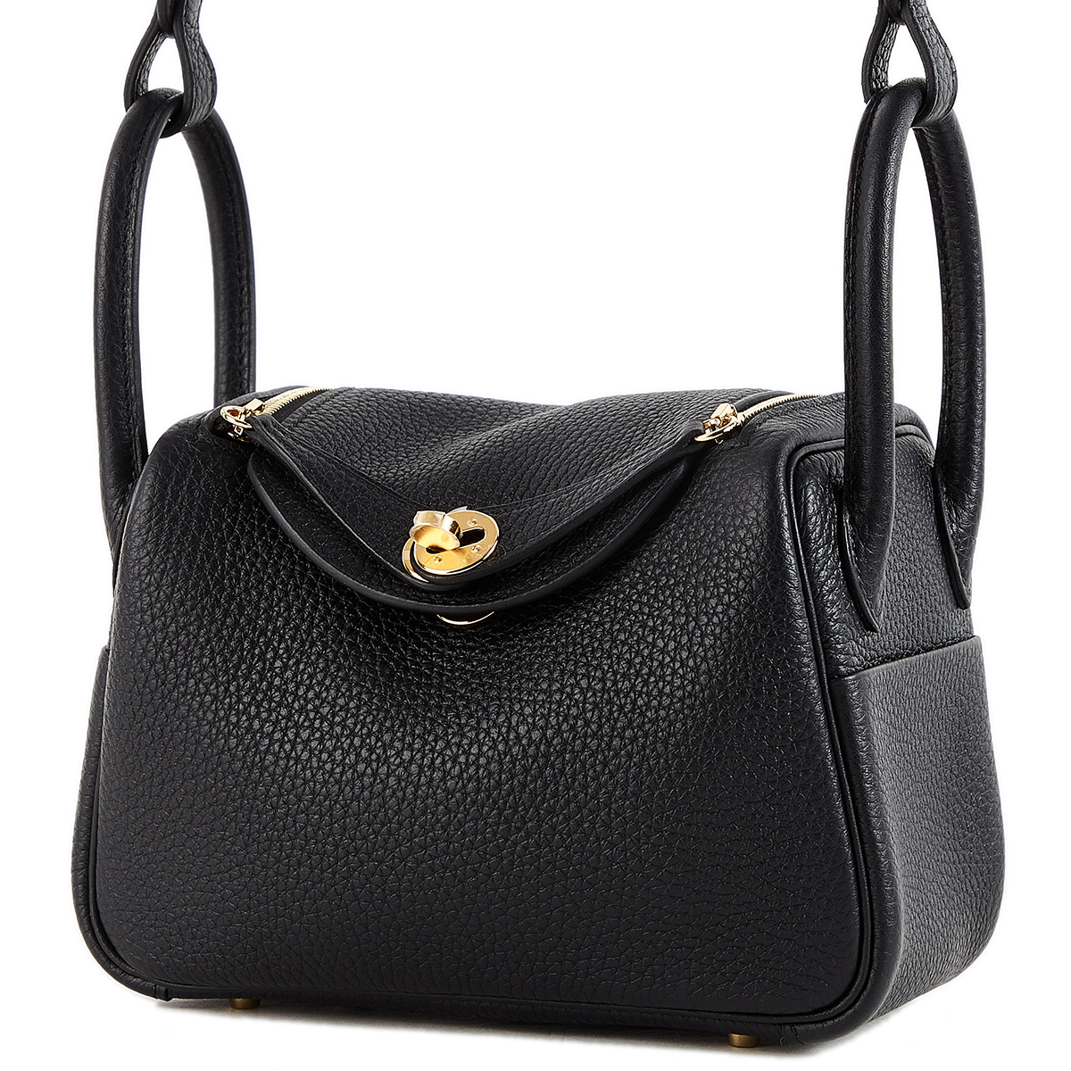 Hermès Kelly Mini Pochette Swift Noir PHW Black Leather ref.649130 - Joli  Closet