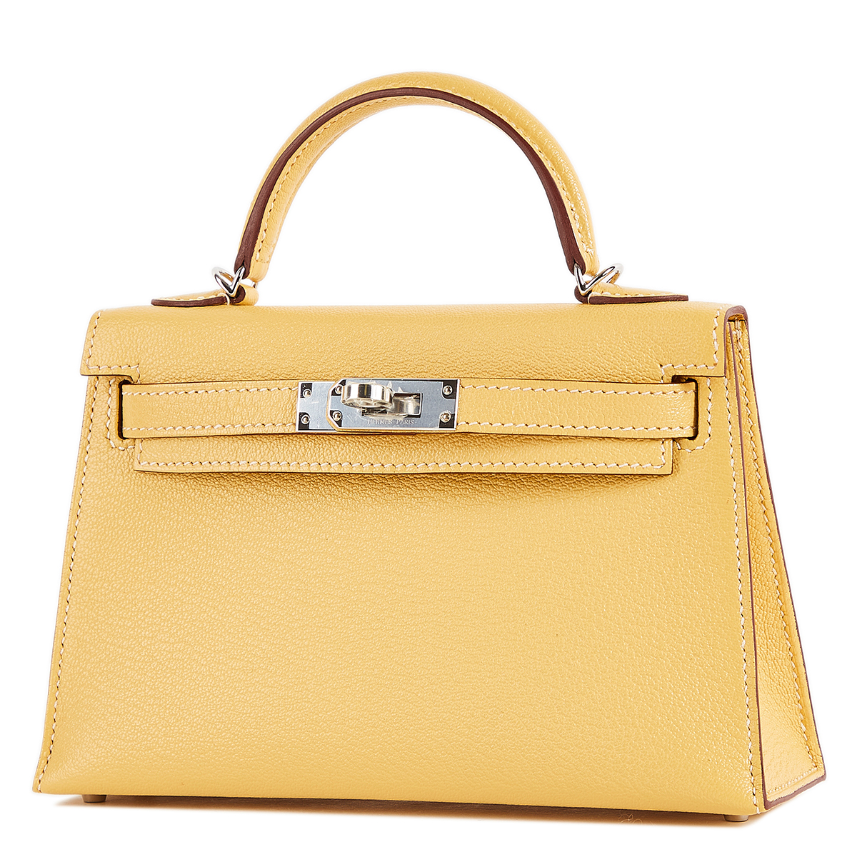 Hermes Kelly Mini Bag Togo Leather Gold Hardware In Marble