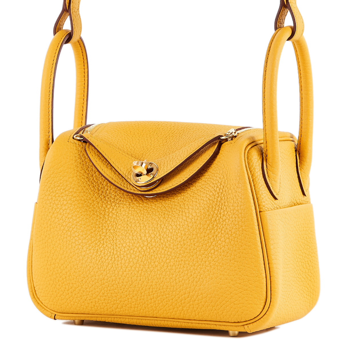 Ginza Xiaoma - Adorable Mini Lindy in Gold Clemence