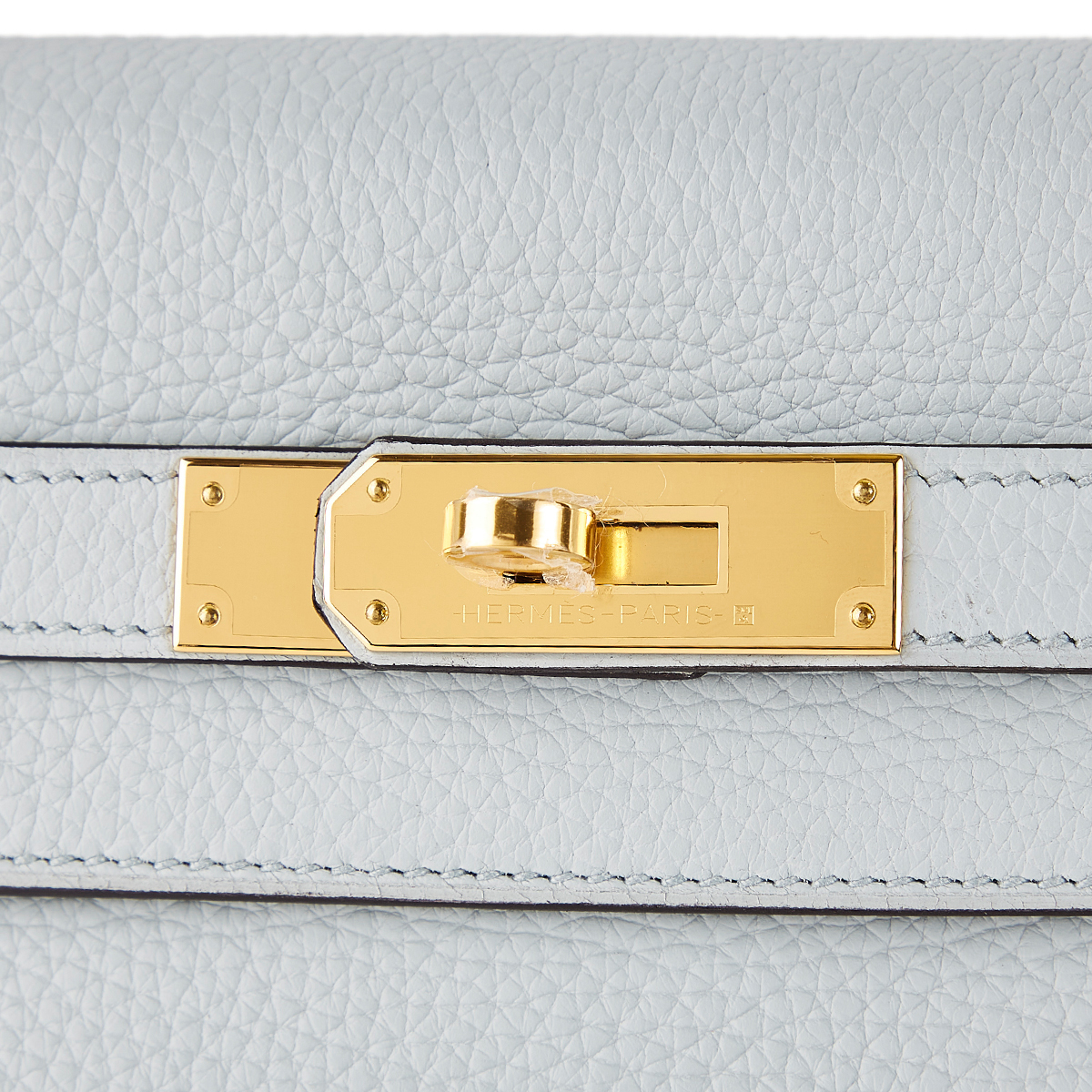 Hermes Kelly 20 Mini Sellier Bleu Brume Epsom Gold Hardware - Vendome Monte  Carlo