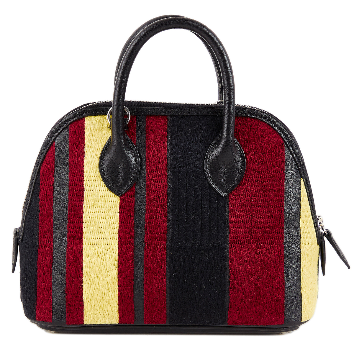 HERMÈS Limited Edition Bolide 1923 Mini Zigzag crossbody bag in Multicolor  Embroidered Beton Swift leather with Palladium hardware-Ginza Xiaoma –  Authentic Hermès Boutique